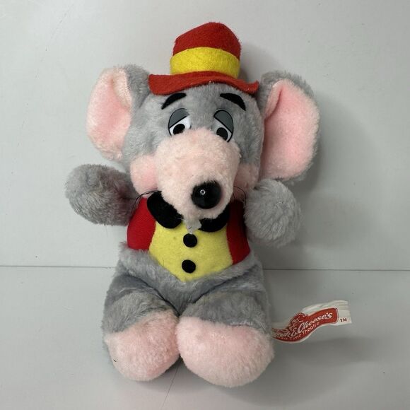 Vintage 80s Chuck E Cheese Pizza Time Theatre Plush Toy 9” Oriental Trading OTC - Picture 12 of 12